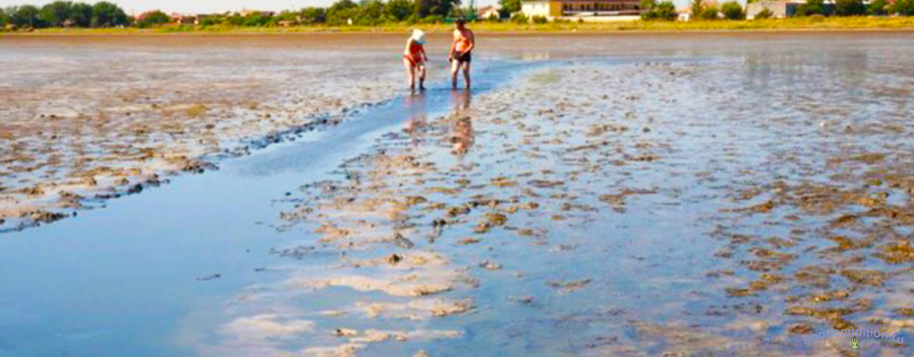 Грязная вода Азовского моря
