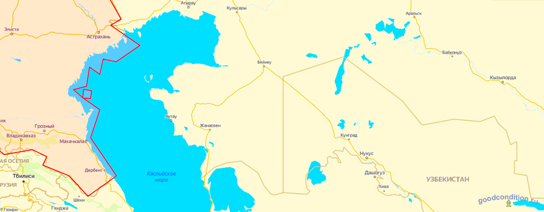 Каспийское море