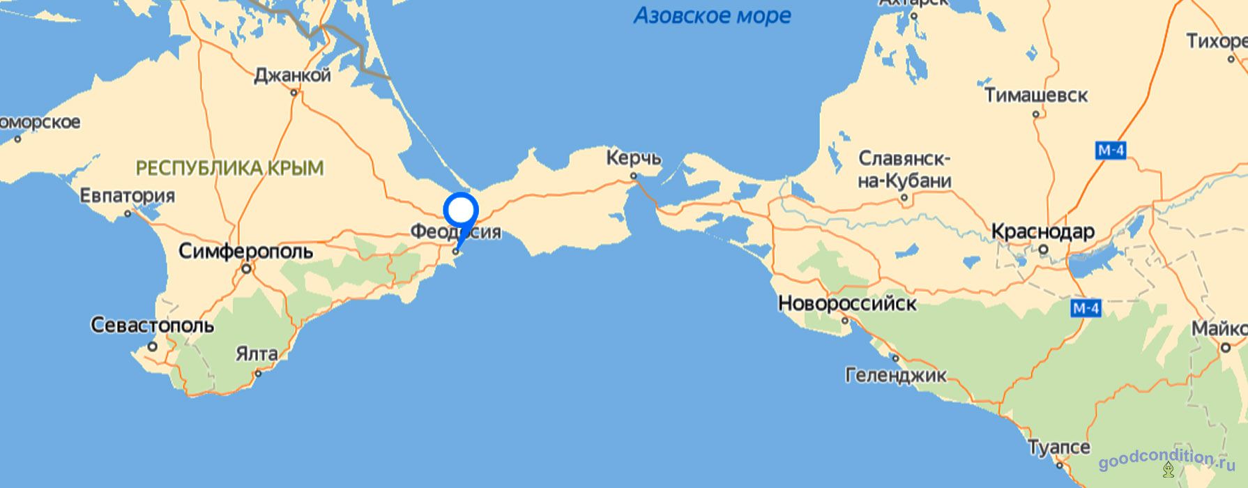 «Золотой пляж» в Феодосии
